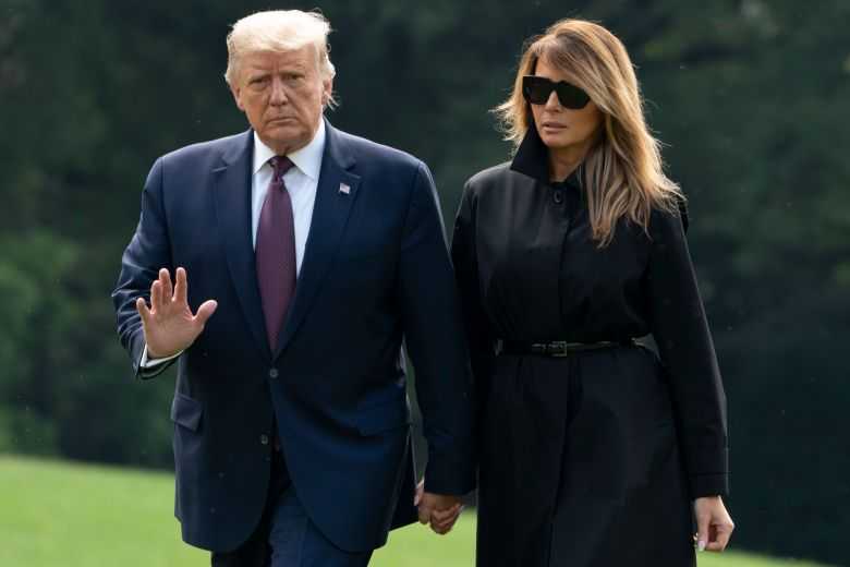 Melania and Donald Trump 